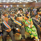 Une vue des députés nationaux et sénateurs congolais au palais du peuple (siège du parlement), ce 8/12/2010 à Kinshasa.