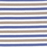 I049M998942 ริ้ว YARN DYED สีฟ้า-ขาว-น้ำตาล
