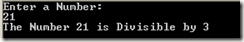 Find Out if a Given Number is Divisible by 3 in C#