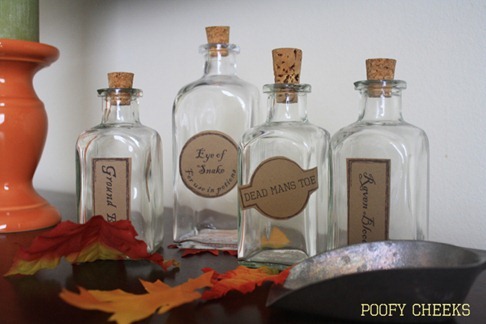 Apothecary Jars and FREE Printables from www.poofycheeks.com