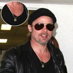 Brad Pitt Diamond Pendant designed by Angelina Jolie