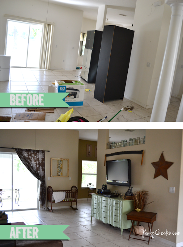 Living Room Before & After| GE Reveal Lighting