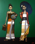 "Sisters" 60х73 (oil/acrylic on canvas)