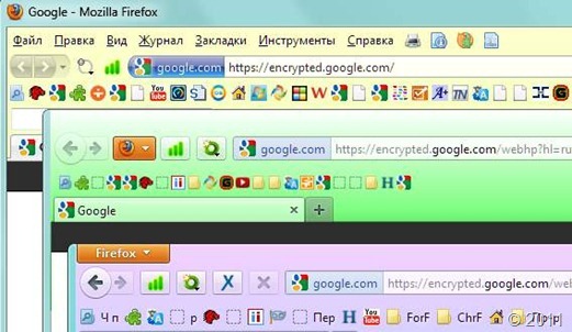 ScreenShot Firefox 3 экземпляра