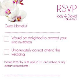 RSVP Card