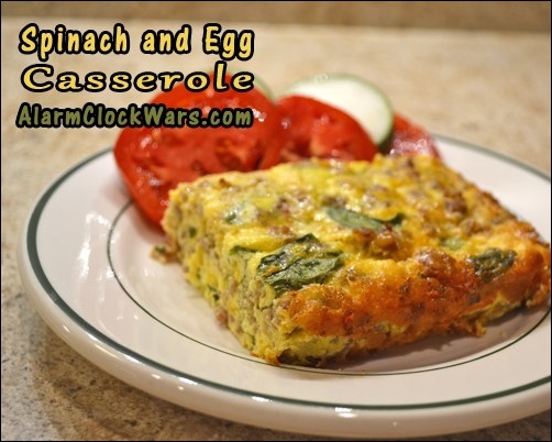 spinach and egg casserole