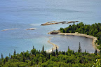 Baldhead River mouth from Superior Lookout