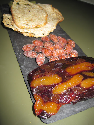 As did the fruit terrine, and almonds Cynthia brought along to sample.