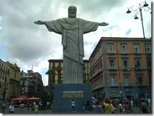 Cristo Redentore a piazza Dante