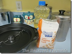 kettle corn - The Backyard Farmwife