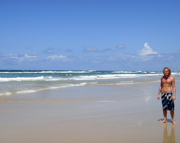 Me on Fraser Island Me on Fraser Island