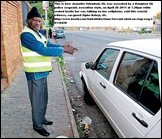 Odendaal Janet car guard shows how she was murderedKemptonPark police station