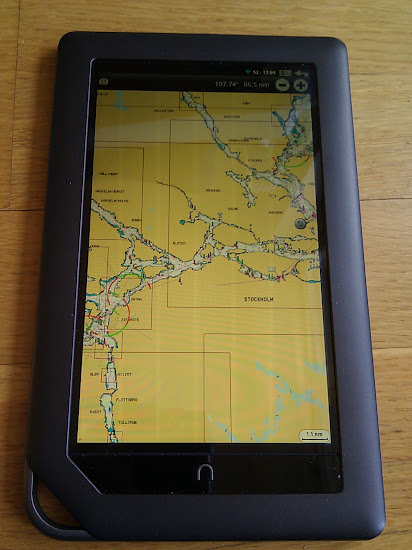 Navionics med skandinavisk sjökort