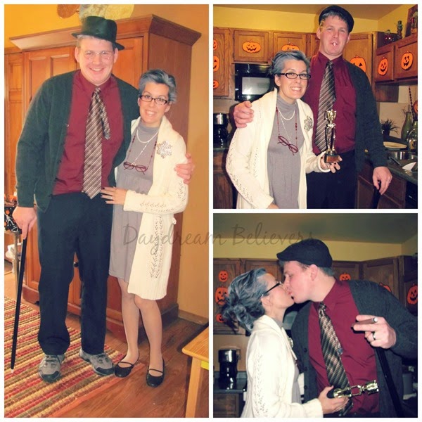 Halloween Quick and Easy DIY Couple Costumes Old Married Couple Seniors Future Self