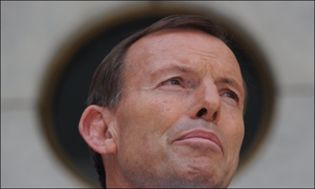 Tony Abbott's Coalition has cast aside its goal of cutting Australia's carbon emissions by up to 25 percent of 2000 levels by 2020. Photograph: Lukas Coch / AAP