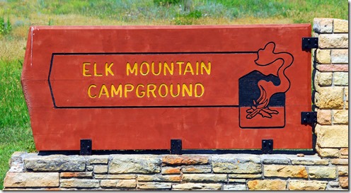 Elk Mountain Sign