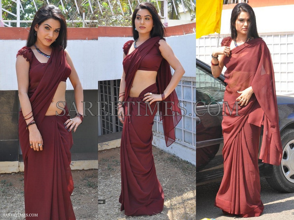 [Kavya_Singh_Brown_Saree%255B4%255D.jpg]
