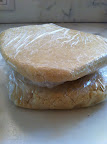 Dough disks.