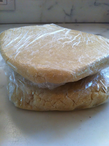 Dough disks.