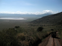 Cruising into Ngorongoro Crater