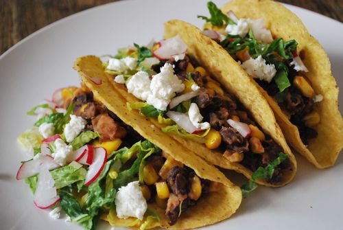 Black Bean Taco; Jannise Scott