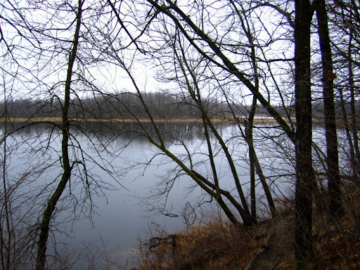 Twin lakes calm Friday morning.