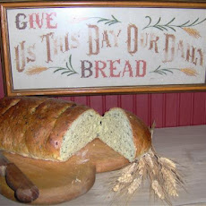 Spinach and Parmesan Rustic Bread (Bread Machine)