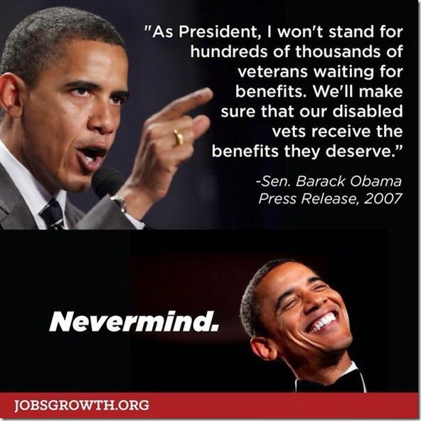 Senater Obama on Veterans Benefits