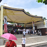 Entrada al parc geològic... recorda a Isla Fantasia