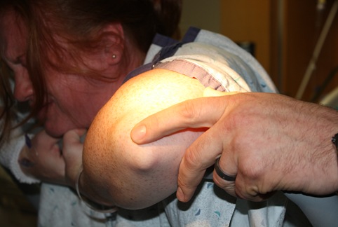 googiemomma: the nitty... Baby Head Coming Out