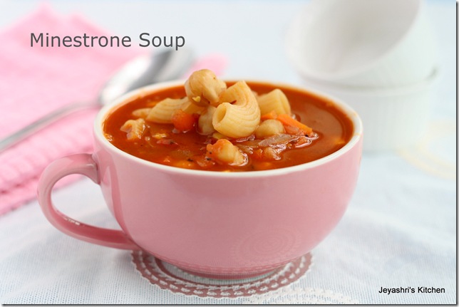 minestrone soup minestrone soup