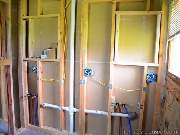 bathroom - framing for medicine cabinets