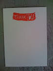 She also created multiple thank-you-note options.