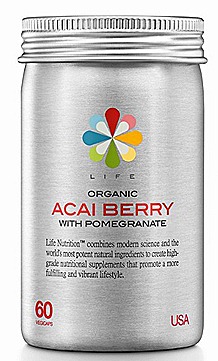 Life Nutrition Organic Acai Berry with Pomegranate WATSONS $49.90, 60 vegicaps