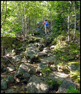 05b - Conners Nubble Trail - rock scrambling