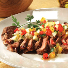 Steak Tagliata With Fresh Vegetable Salsa