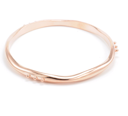 I loved this 24k rose-gold plate over sterling-silver 