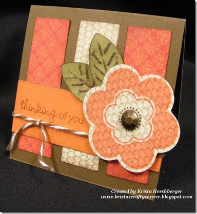 Stella and A Blossom 3x3 card Stella and A Blossom 3x3 card
