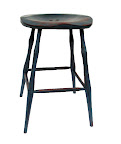 stool with saddle seat...holes optional !