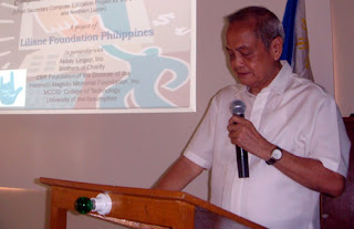 IMMFI Chairman Dr. Vito Roa gives his welcome remarks.
