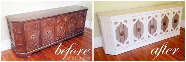 Credenza Before and After {Sawdust and Embryos}