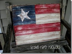 Beadboard Flag
