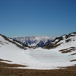 Lac de la Coume d'Or gel� en cette saison