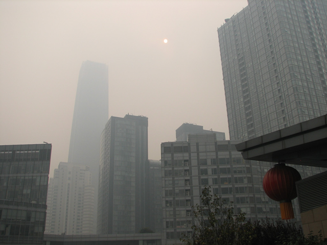 Beijing smog, 1 November 2011. NRDC