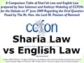 Sharia Law vs English Law (pdf)