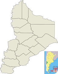 Viila La Angostura map