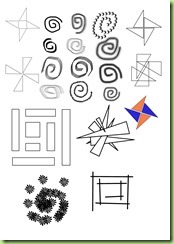 Spiral drawing Spiral drawing
