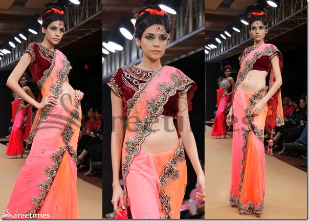 Pink_Orange_Embroidery_Saree Pink_Orange_Embroidery_Saree