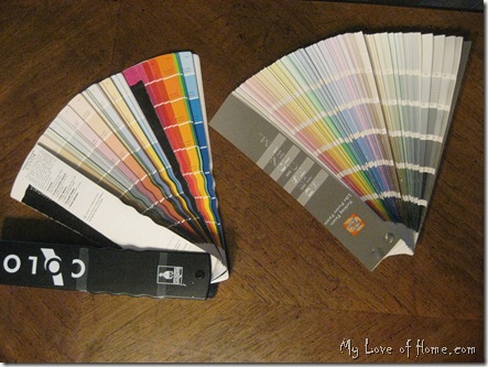Color paint fan deck, Sherwin Williams, Porter Paints