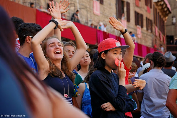 Festa del Palio.Siena, Toscana, Itàlia